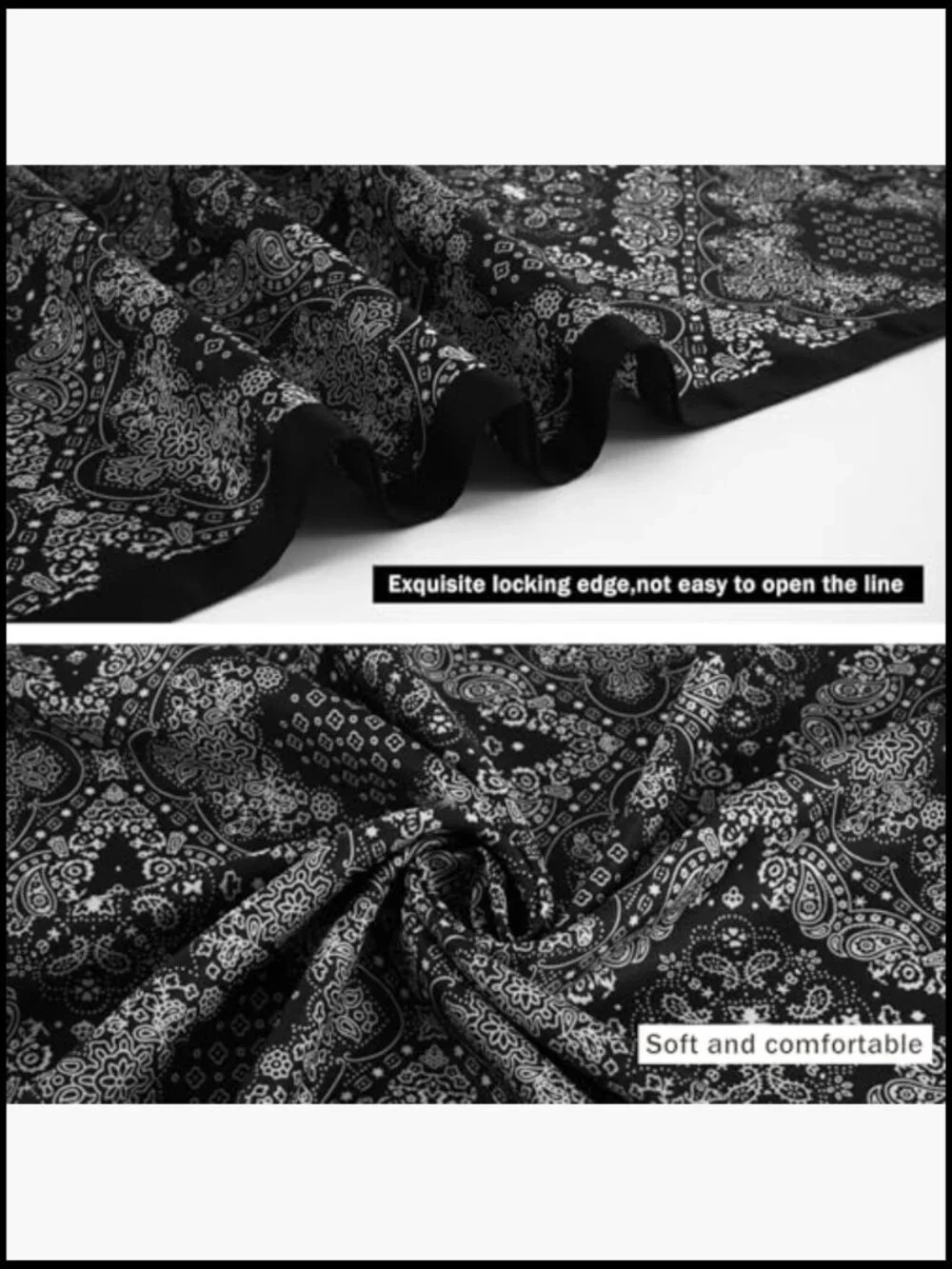 Extra Large 43 Inch Wild Rag Oversize Western Scarf Shawl Unisex Neck Scarf